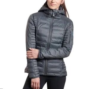 Kuhl Spyfire Hoodie Gray Excellent Condition